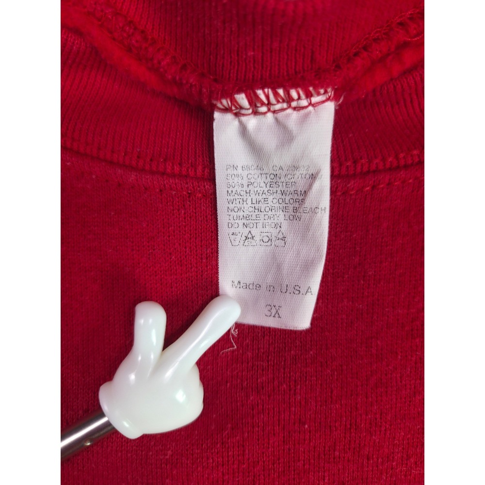 Vintage 90s Warner Bros Tweety Bird Sweatshirt Womens 3X Red Embroidered USA - Picture 11 of 12